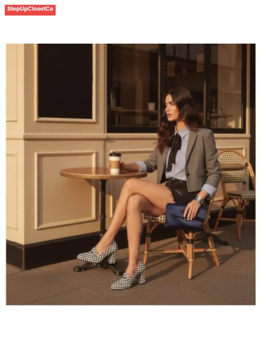 Heeled Loafers for Women Block Chunky Heels Round Toe Pumps Work Shoes 2.5 Inch