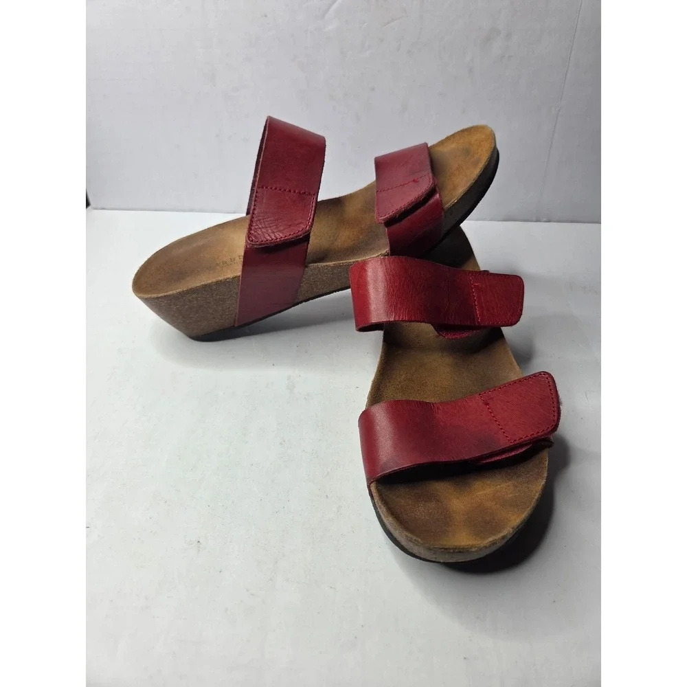 Eric Michael red leather
