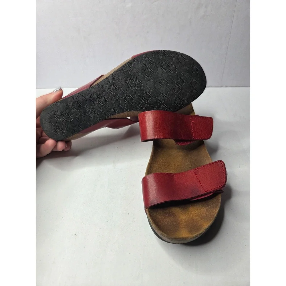 Eric Michael red leather