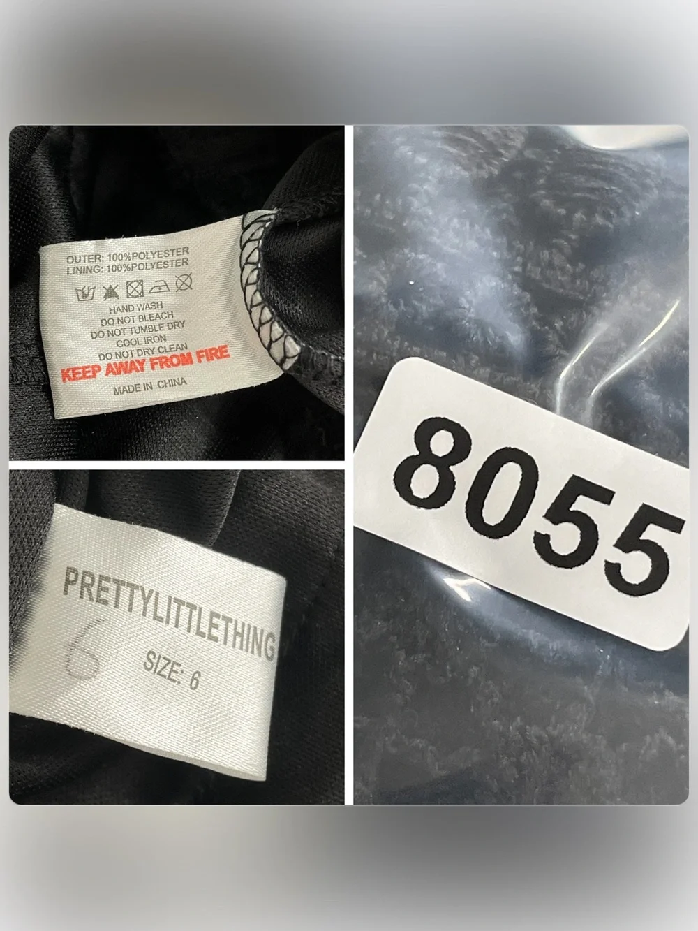 PrettyLittleThing caya black