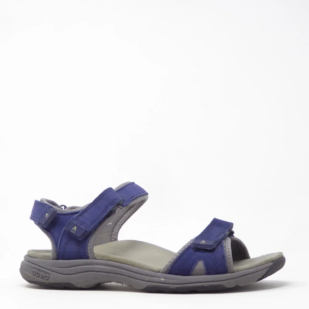 Abeo Goleta Women Sandals Blue Strappy Comfort 9 Neutral