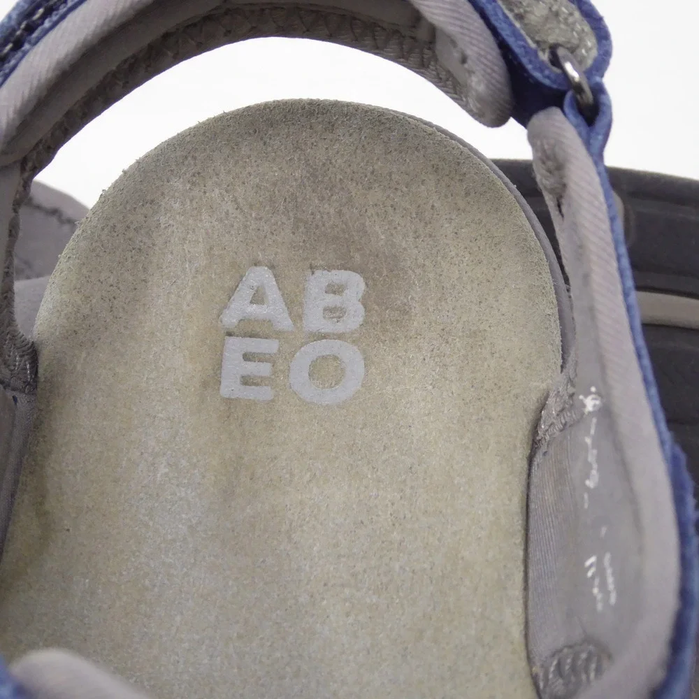 Abeo Goleta Women Sandals Blue Strappy Comfort 9 Neutral