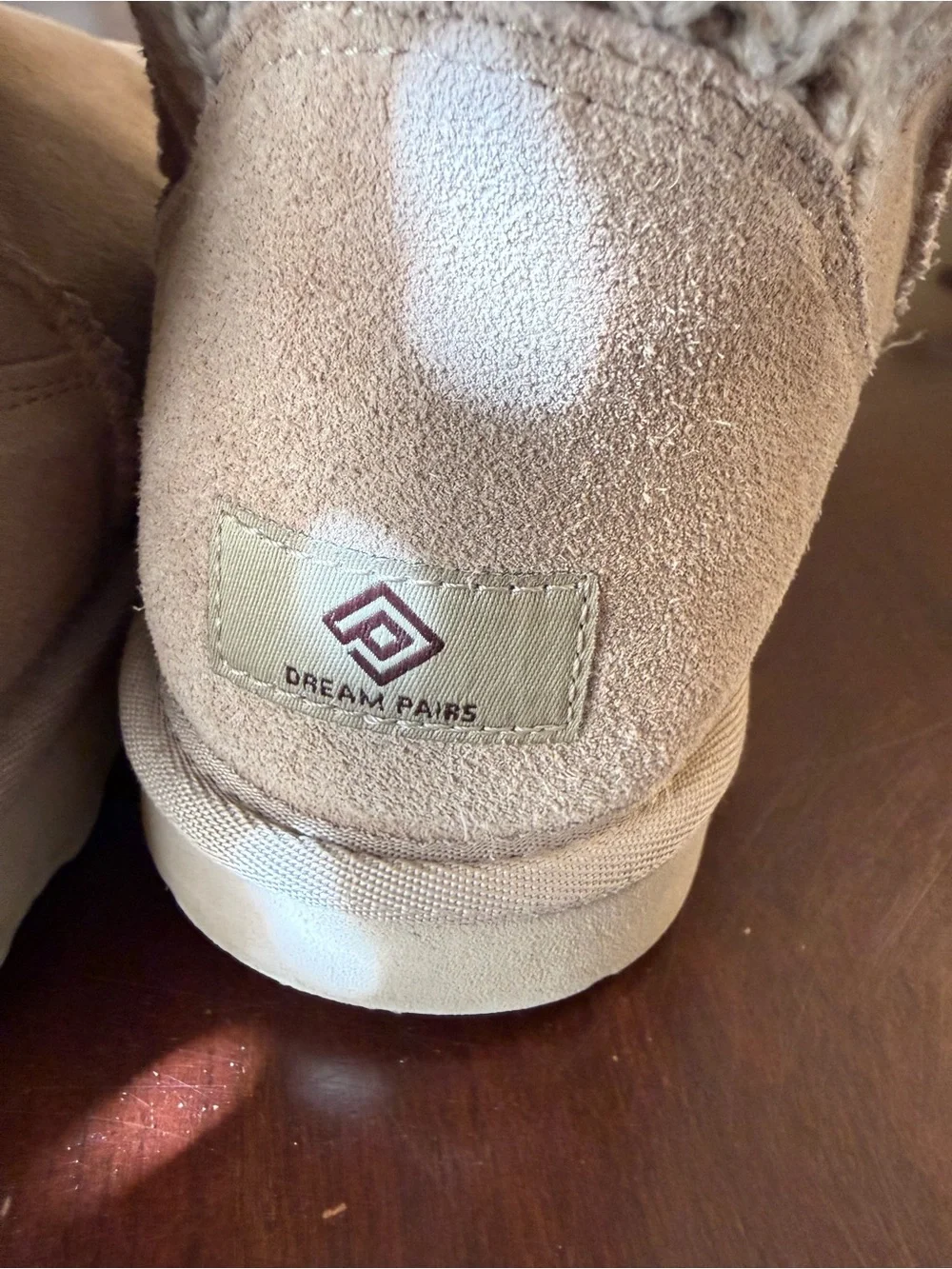 Dream Pairs tan suede