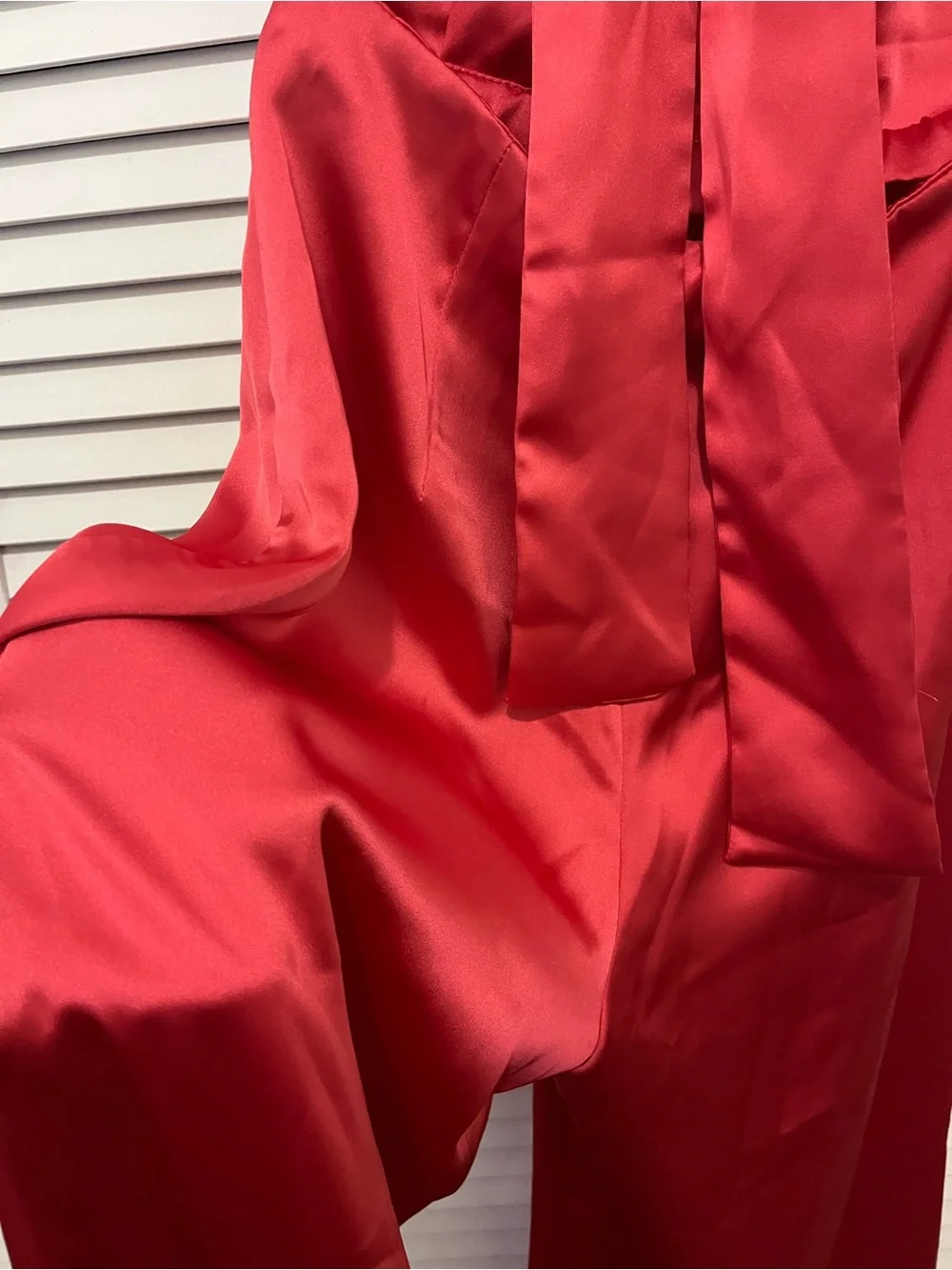 Zara coral satin
