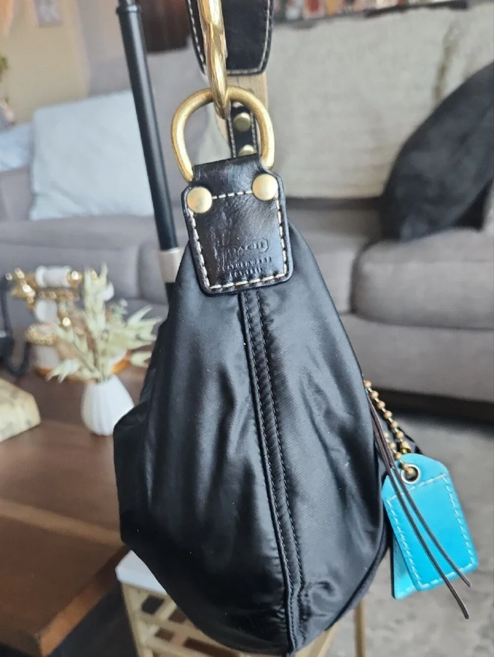 Coach bag details