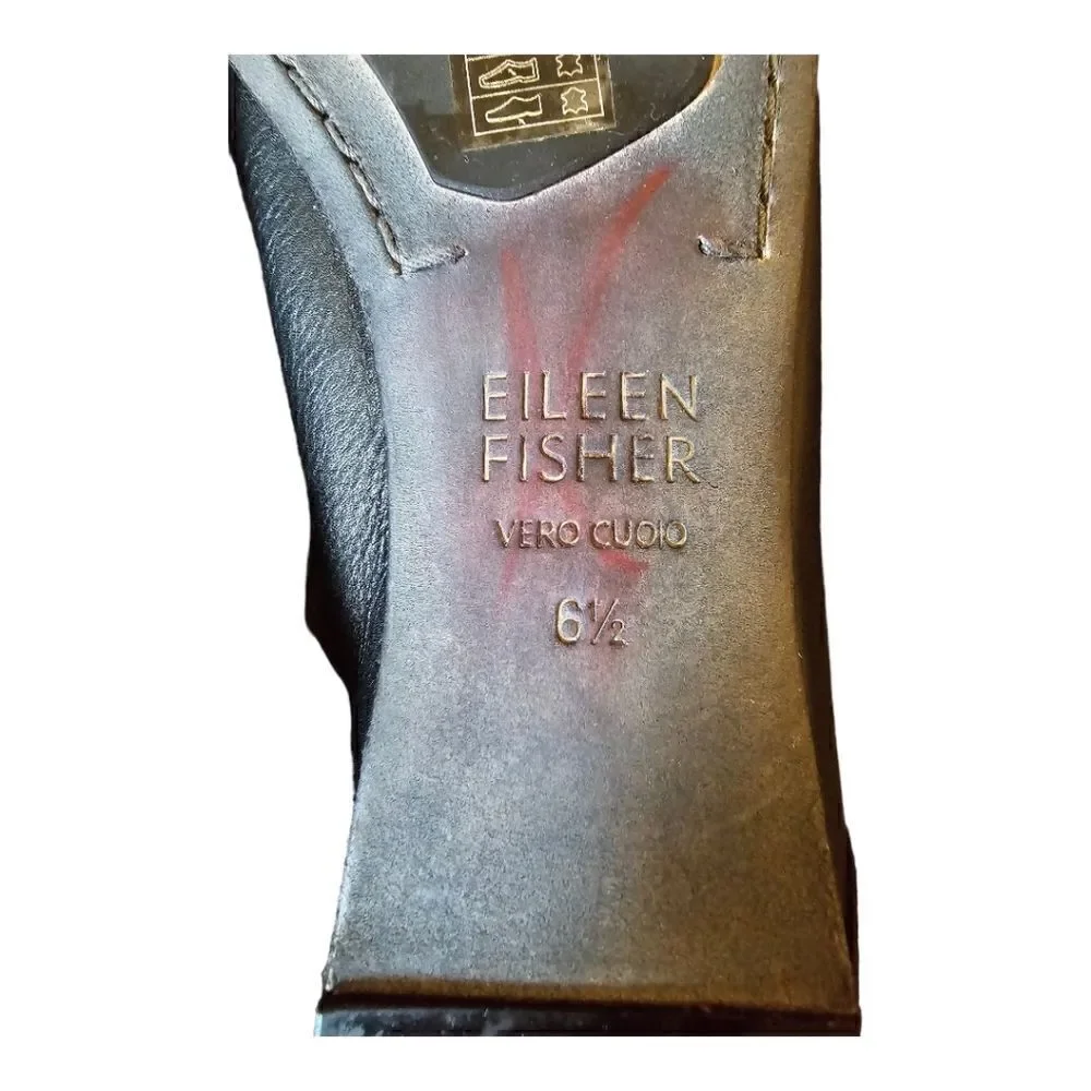EILEEN‎ FISHER Criss-Cross Style Ballet Flats - Size 6 1/2