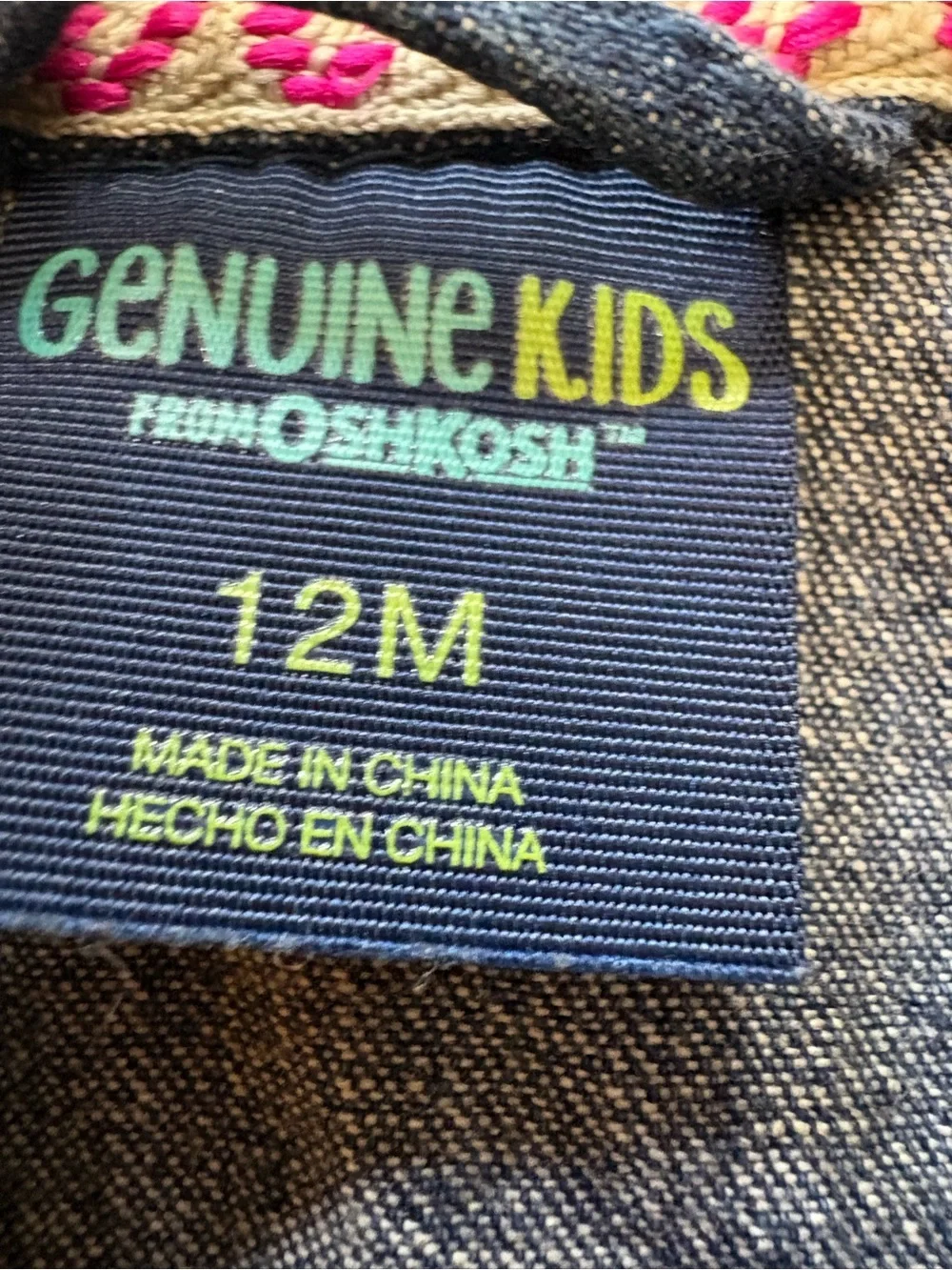 OshKosh Bgosh nwt genuine