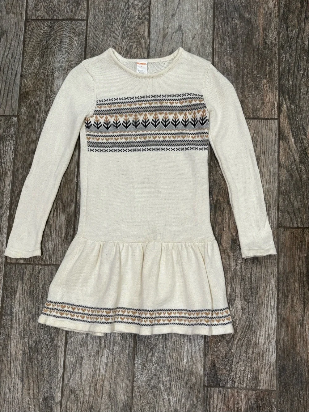 Gymboree cream knit