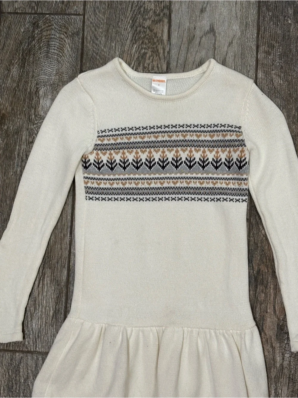 Gymboree cream knit