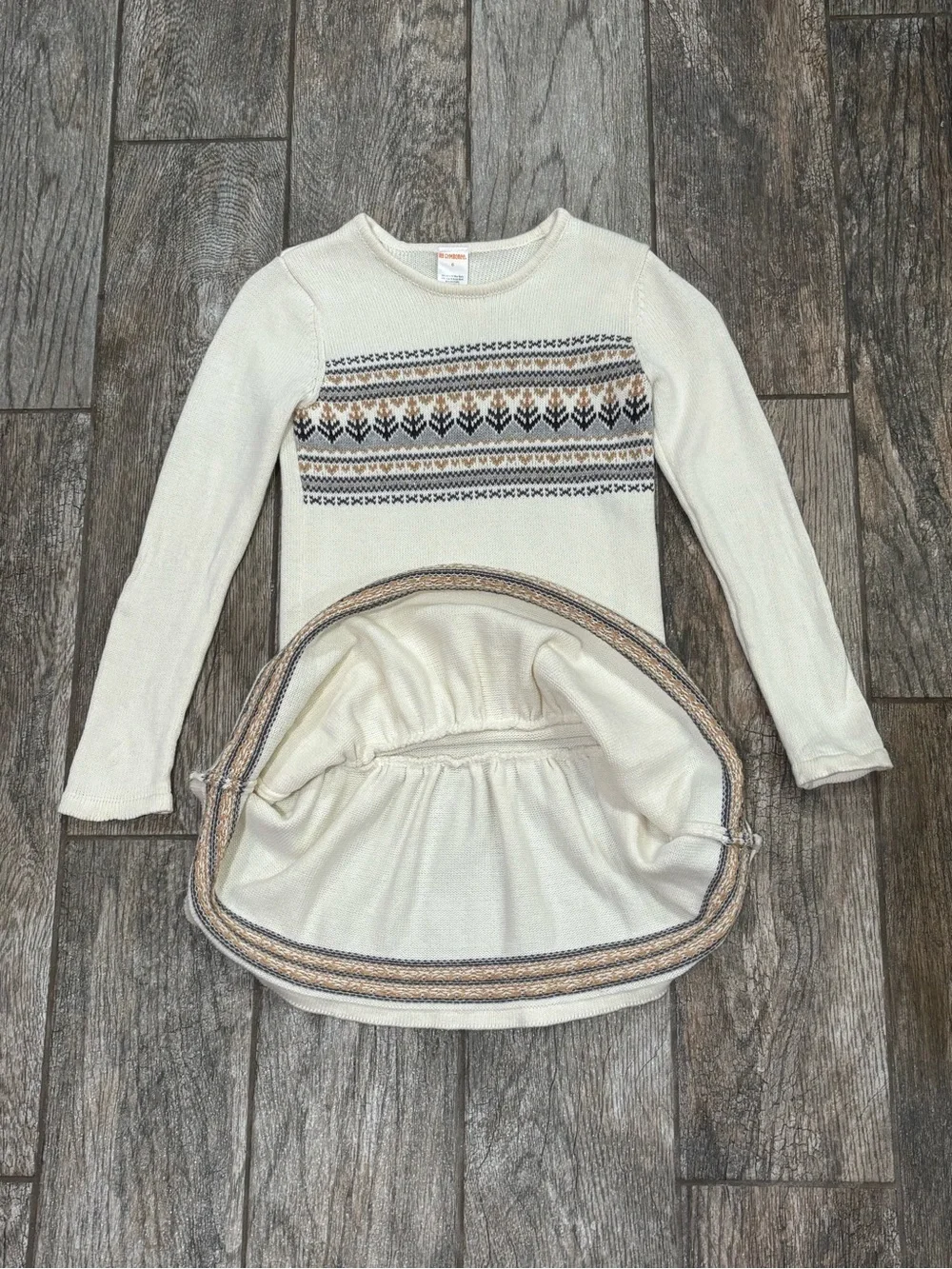 Gymboree cream knit