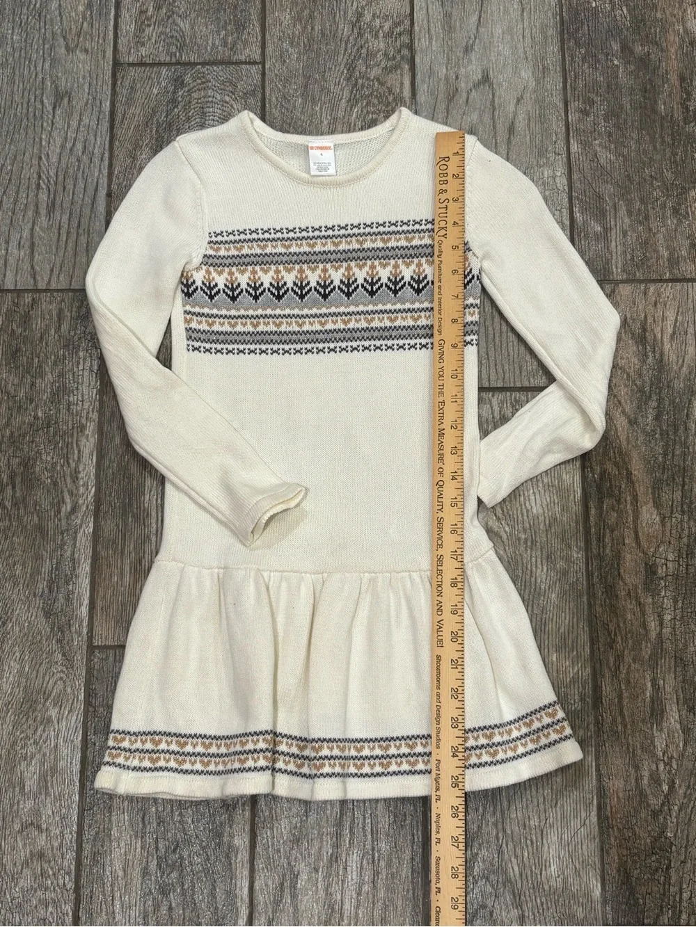 Gymboree cream knit