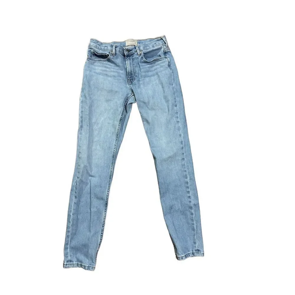 Everlane Womens light wash straight leg jeans sz 27 regular mid rise‎