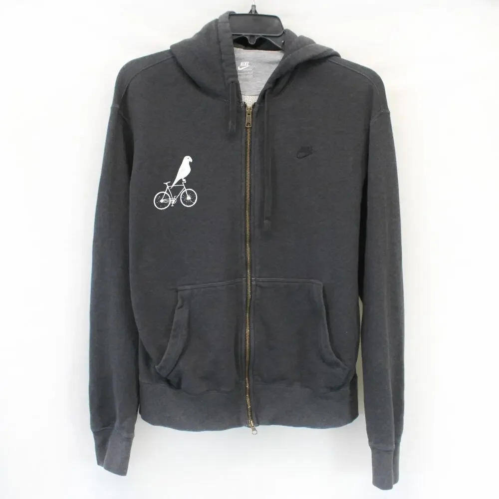 Nike Sportswear Sweatshirt Jacket Hoodie Zip Terry Outdoor Urban Pocket Large