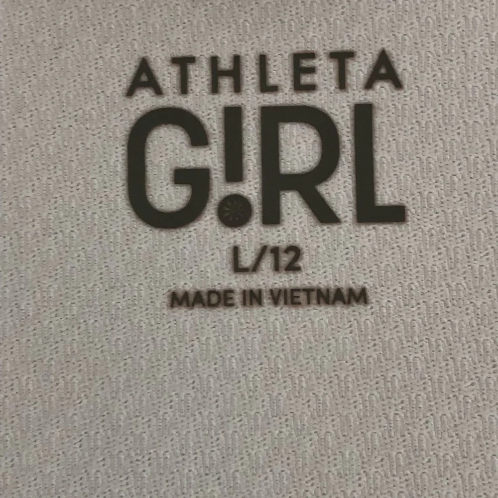 Athleta Girl Jacket Stunner Shade White Multicolored Zipper Size Large 12
