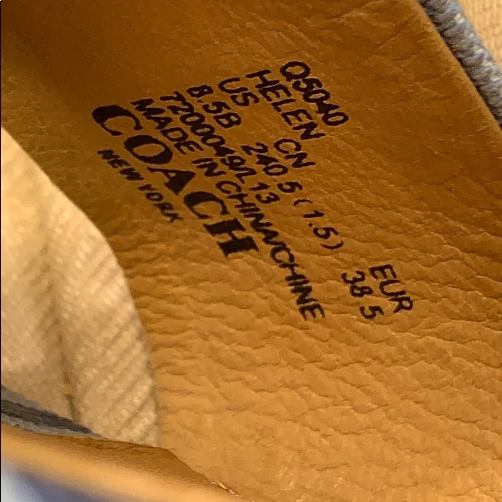 Coach worn once