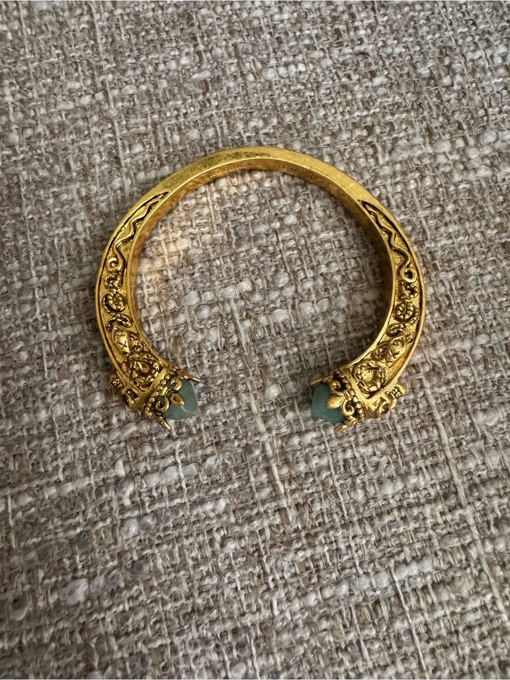 Alexander McQueen gold tone