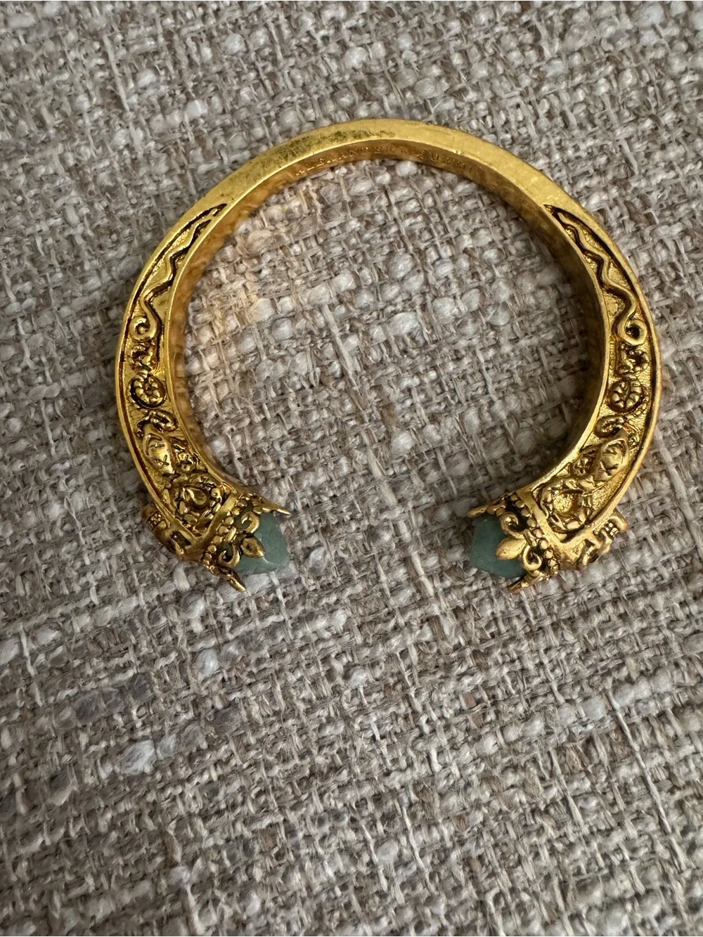 Alexander McQueen gold tone