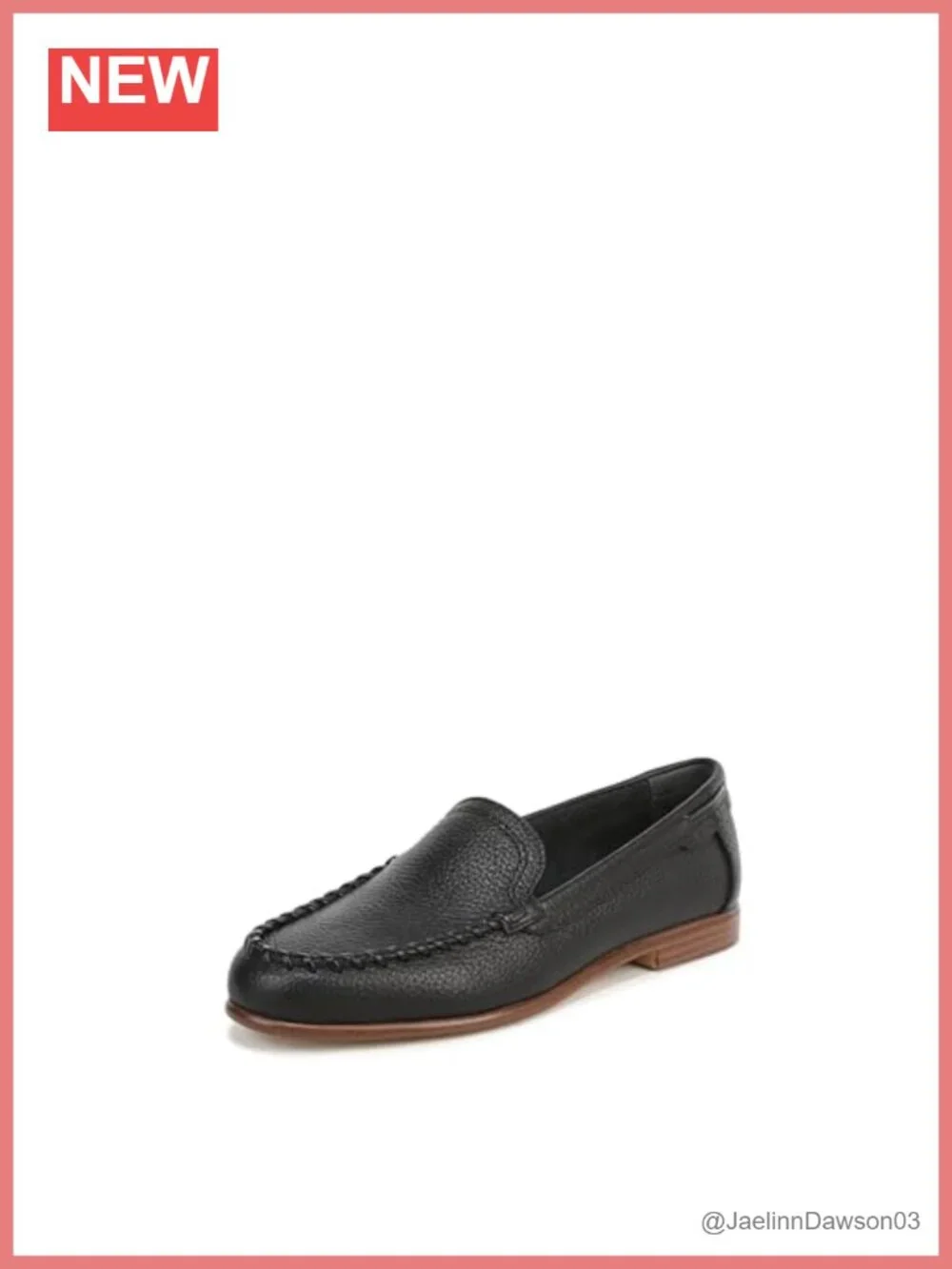 Franco Sarto Maude Leather Moc Toe Loafers Slip-On Flats Women's