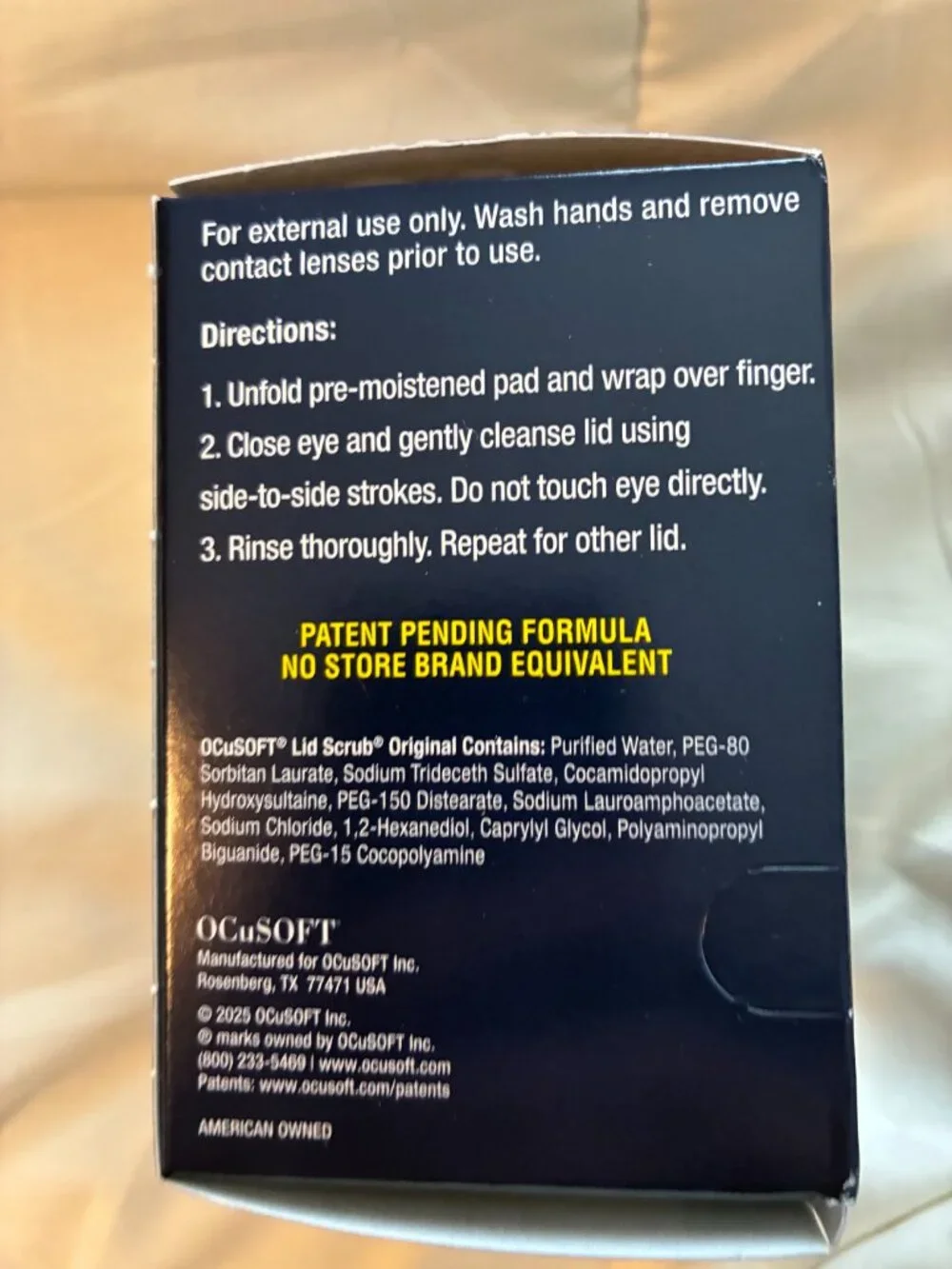 OCuSOFT brand new
