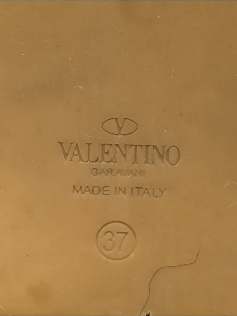 Valentino blue leather