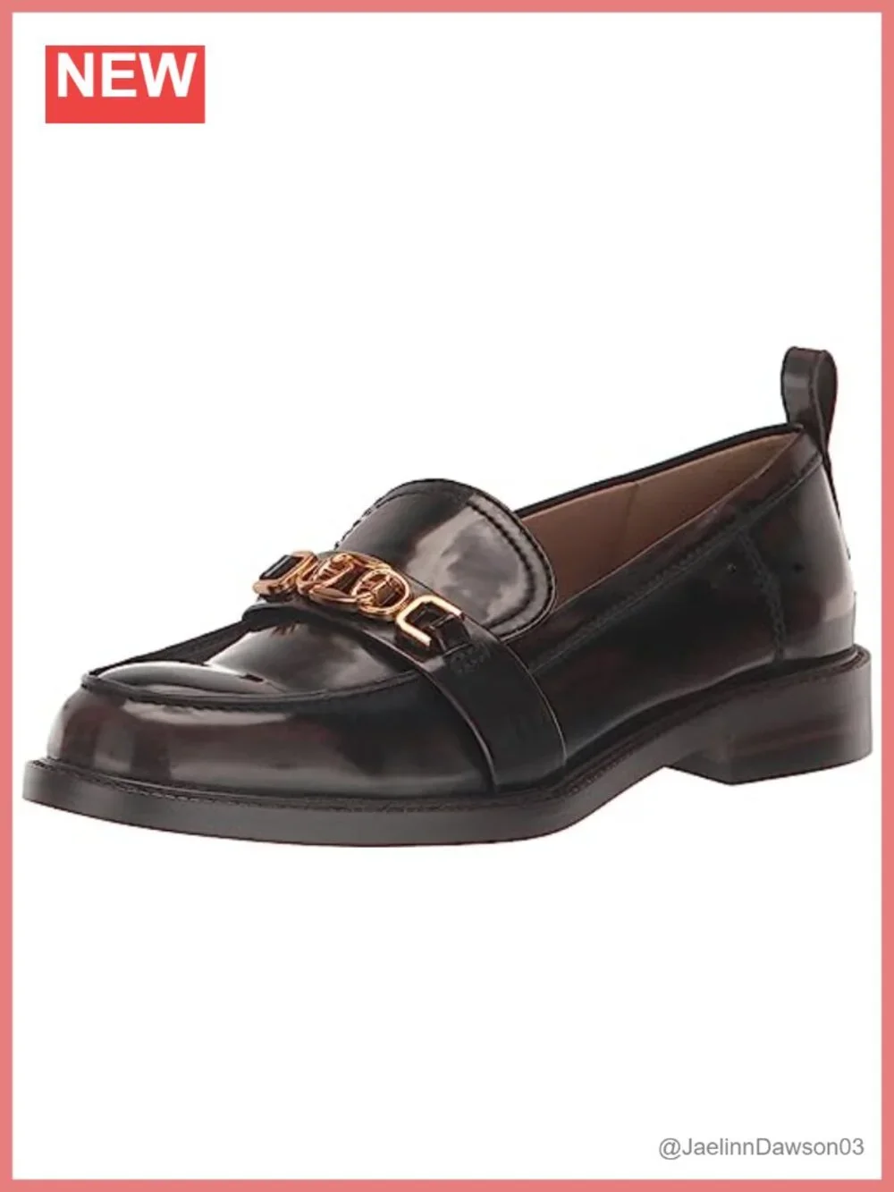 Sam Edelman Christy Almond Toe Loafers with Buckle - Leather & Synthetic
