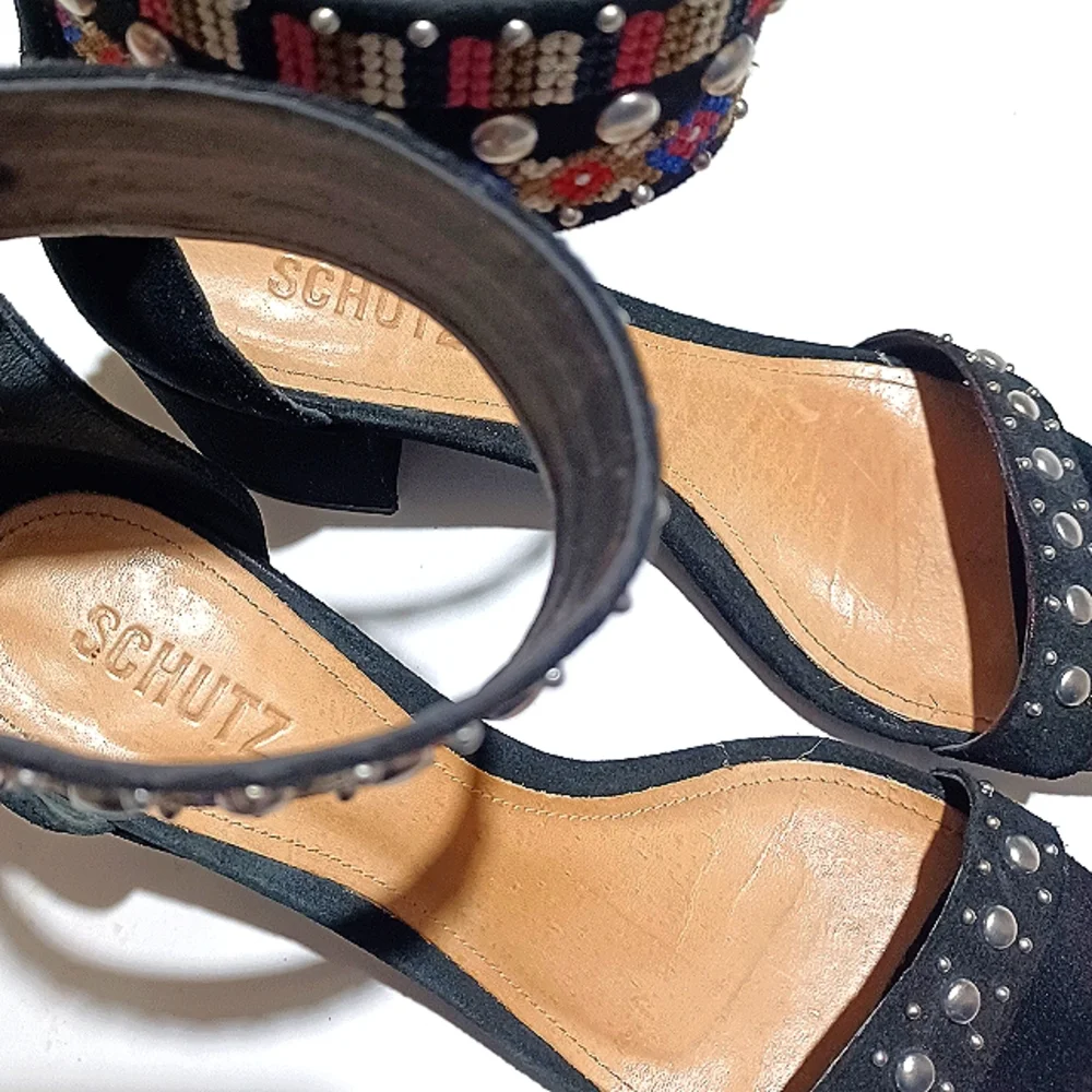 SCHUTZ embroidery brushed