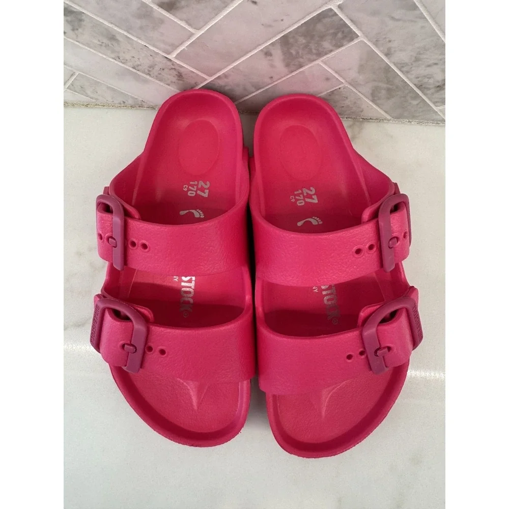 Birkenstock Arizona EVA Sandals Kids Youth Size 9‎ 27 Beetroot Purple Slides