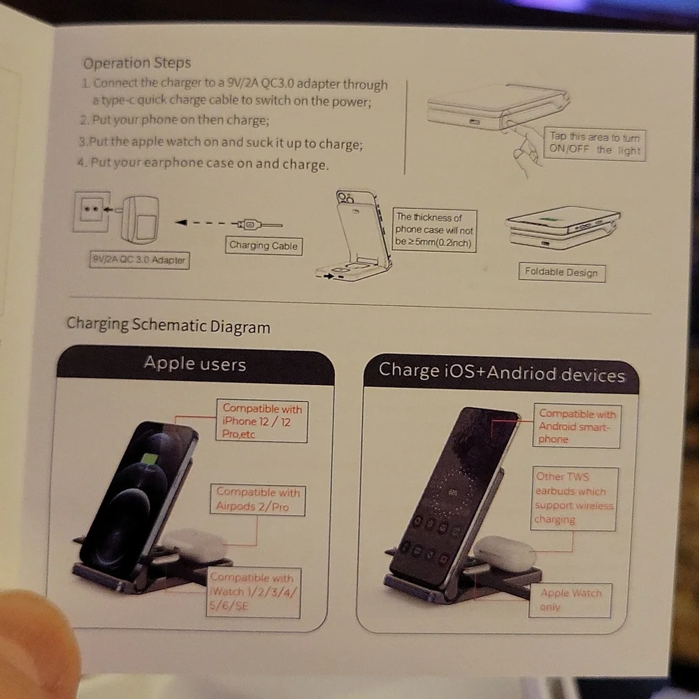 Mini folding wireless