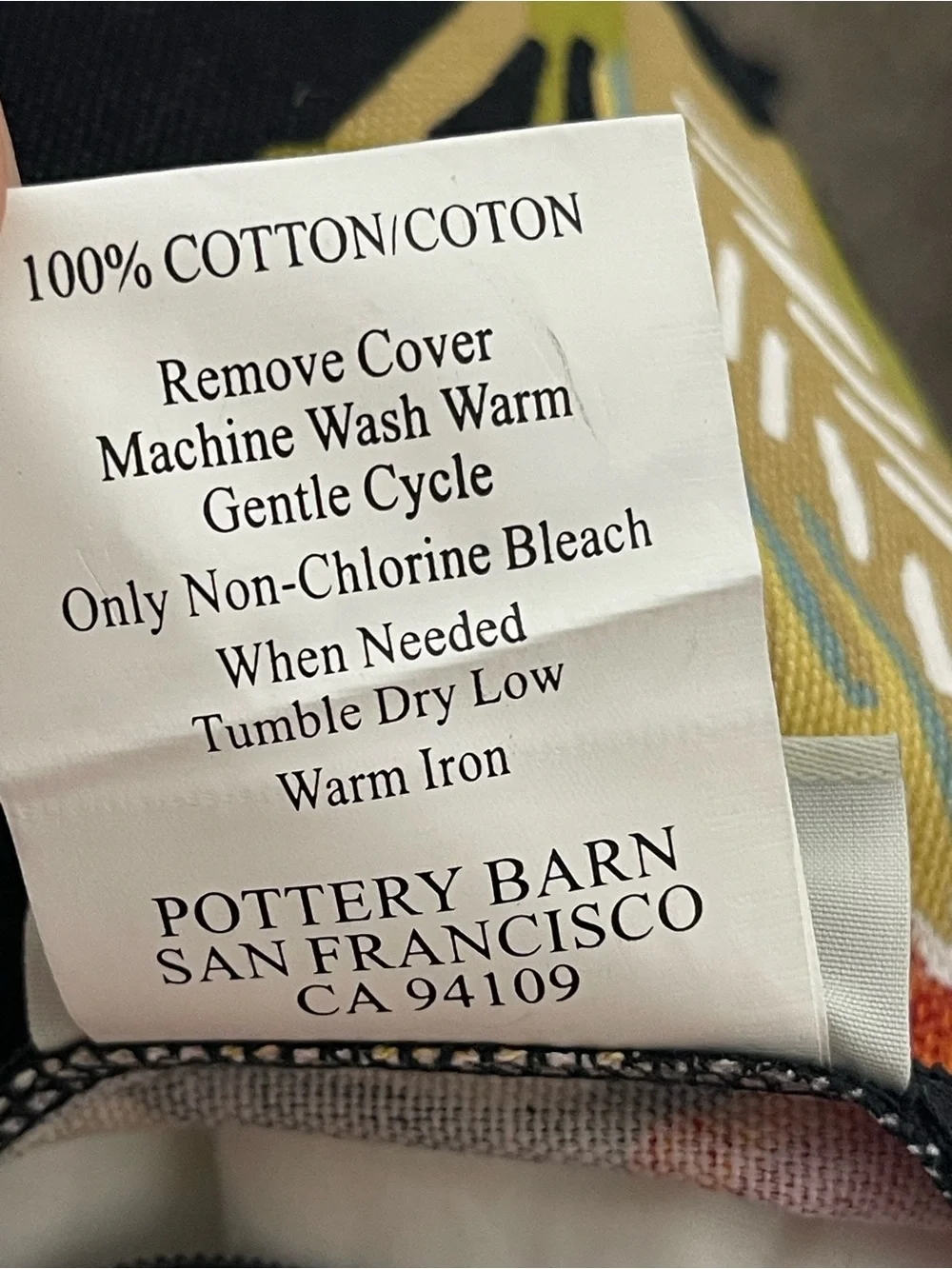 Pottery Barn striking durable