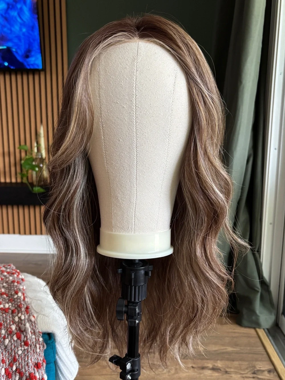 JB Theresa Long hazelnut Wig with Subtle Blonde Lowlights