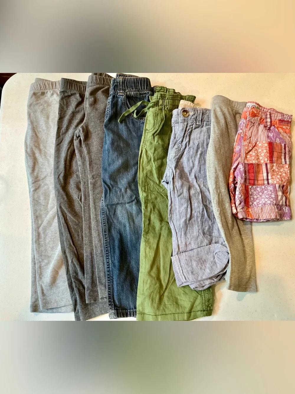 Lot of 14 Girls Size 4-5 GAP, Lands End, Old Navy Pants Shirts, jacket