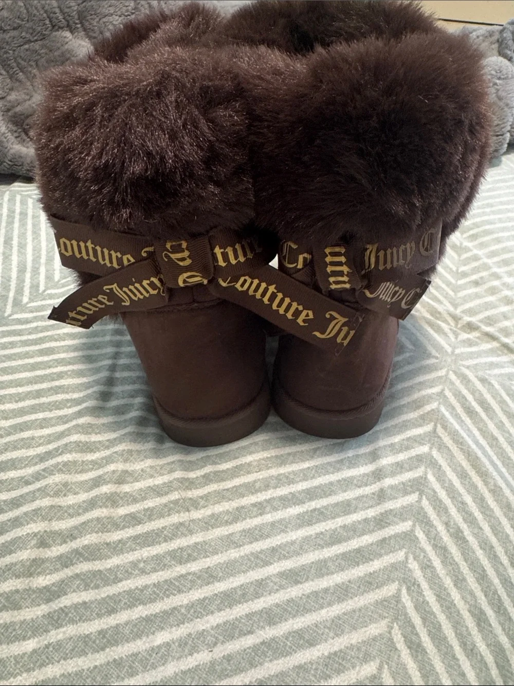 Juicy Couture plush faux