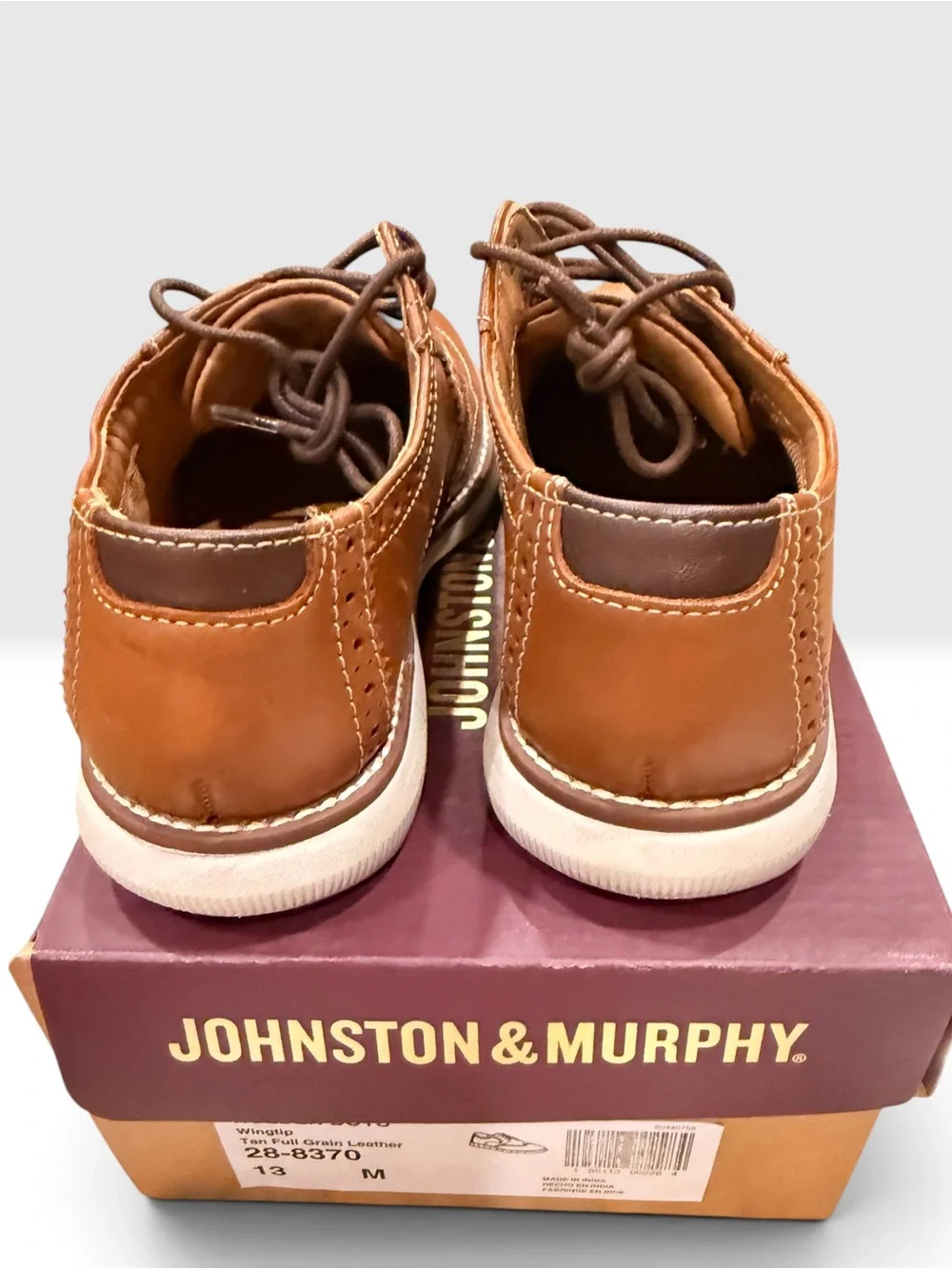 Johnston & Murphy upper material