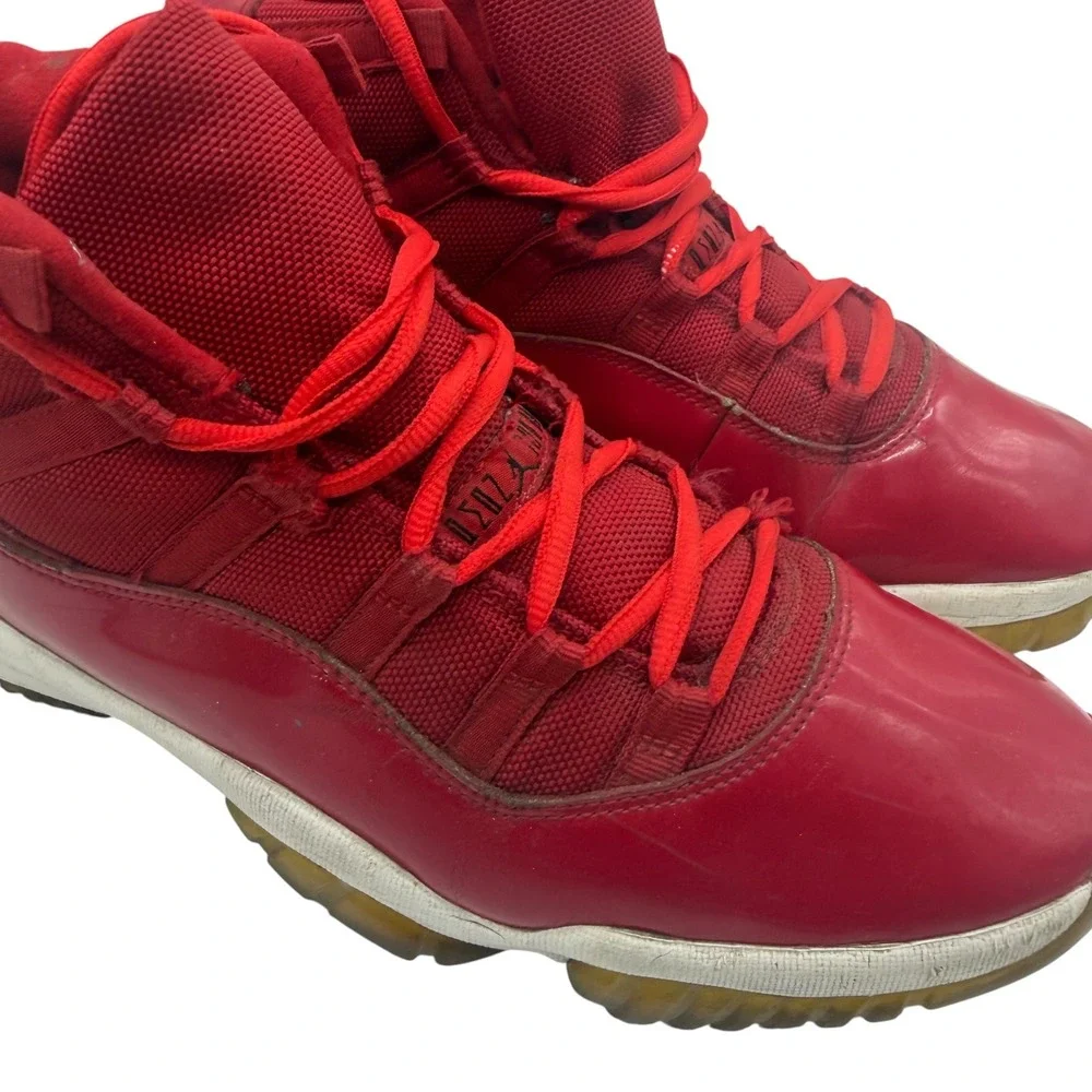 Jordan 11 Retro Win Like 96 Gym‎ Red Basketball Shoes 378037-623 Mens 12 Used