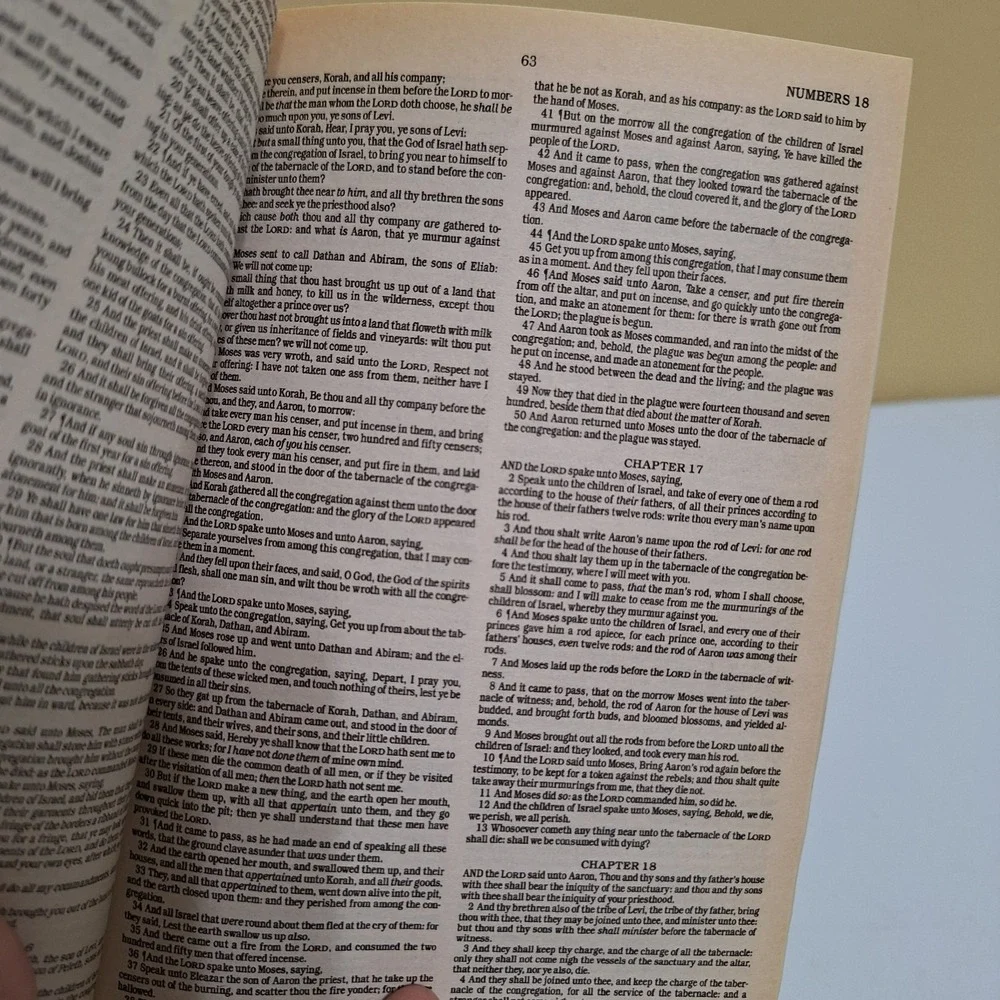 N/A holy bible