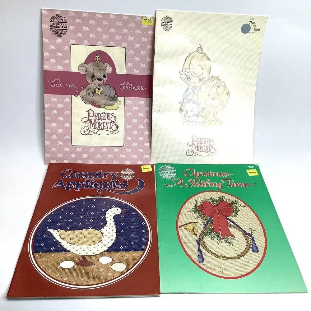 4 Designs Gloria & Pat Various Cross Stitch‎ Precious Moments Christmas County