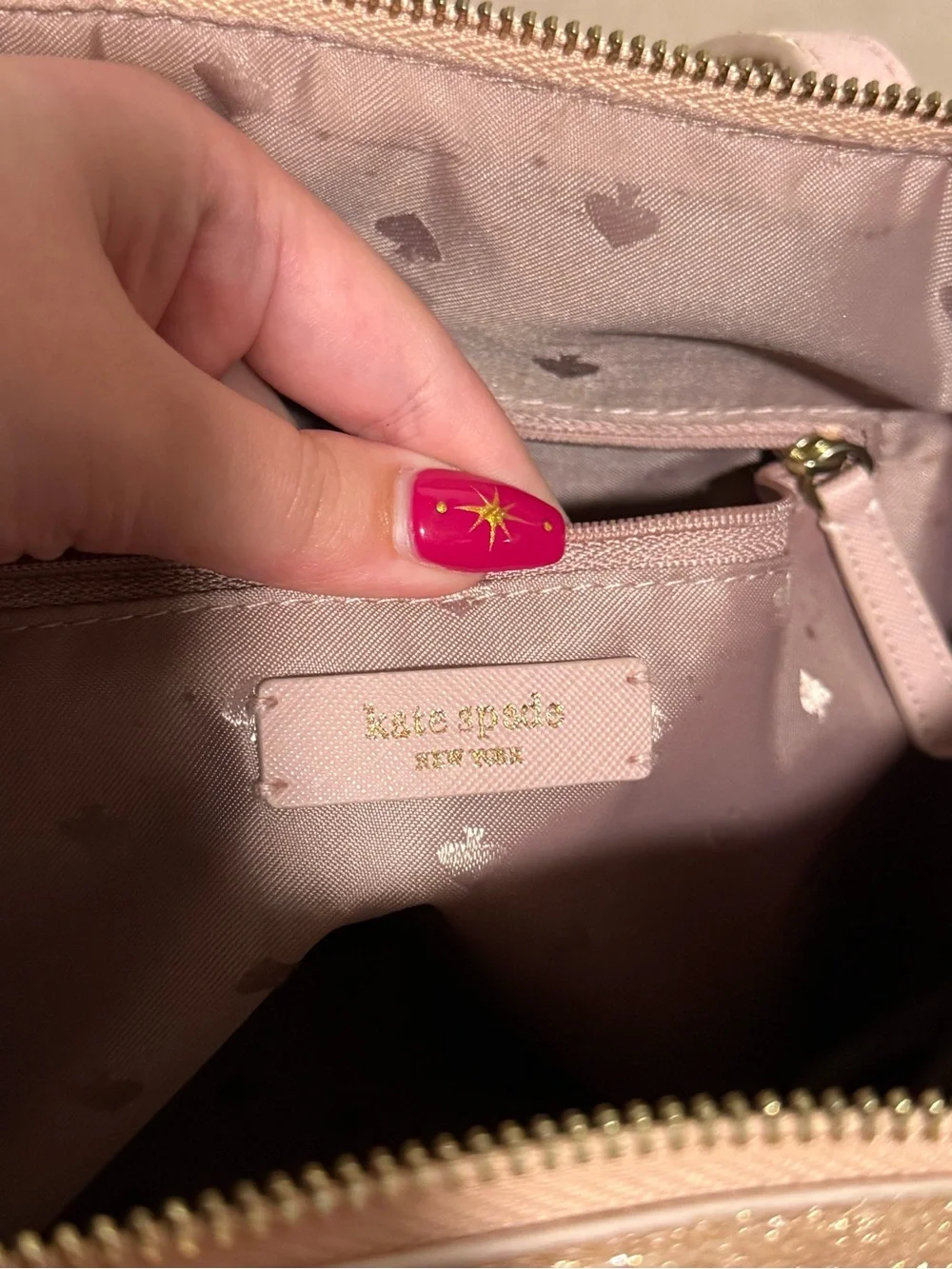 kate spade zip exterior spade