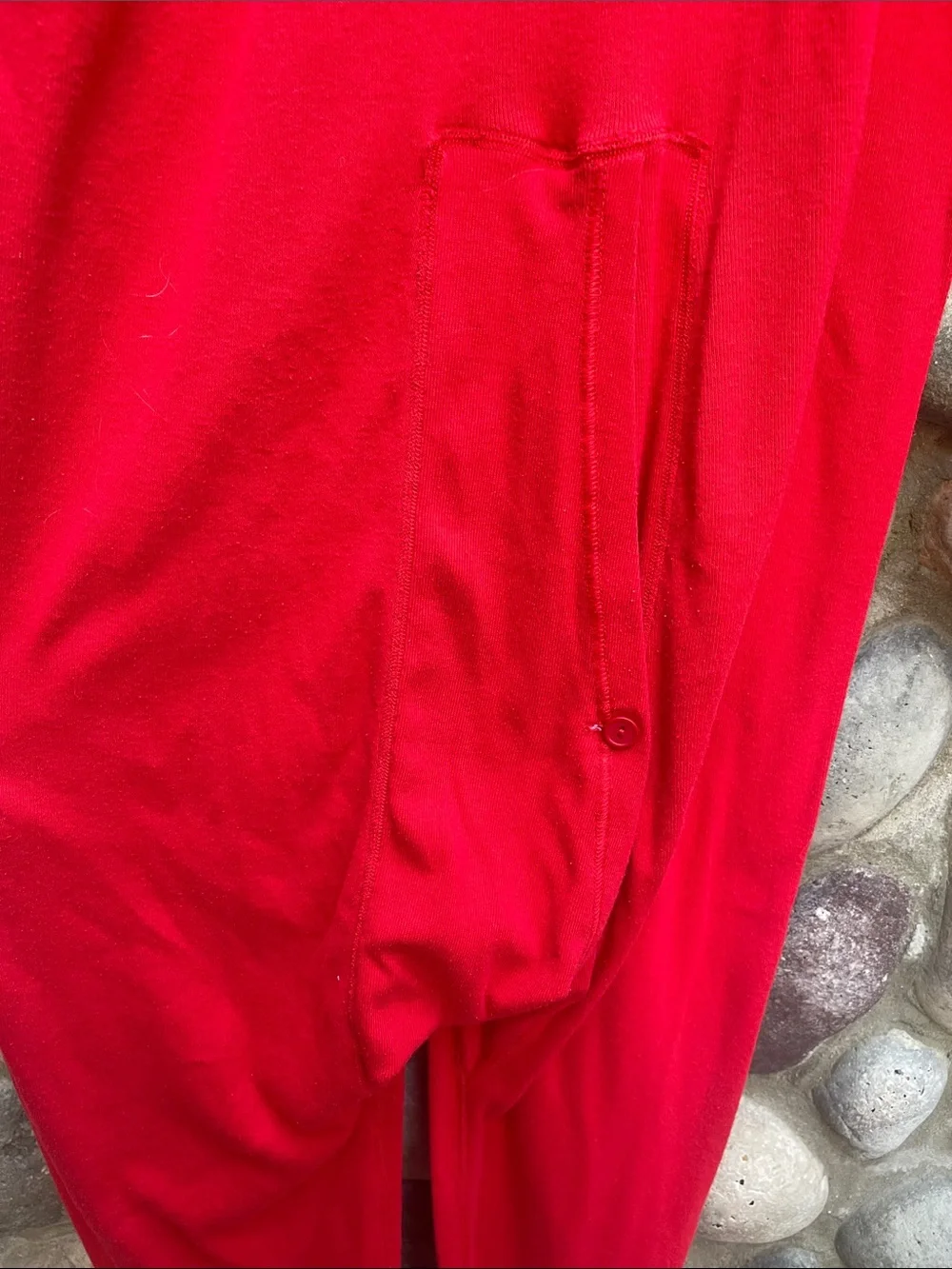 JE Morgan Long Handles Vintage Red Long John Union Suit XL