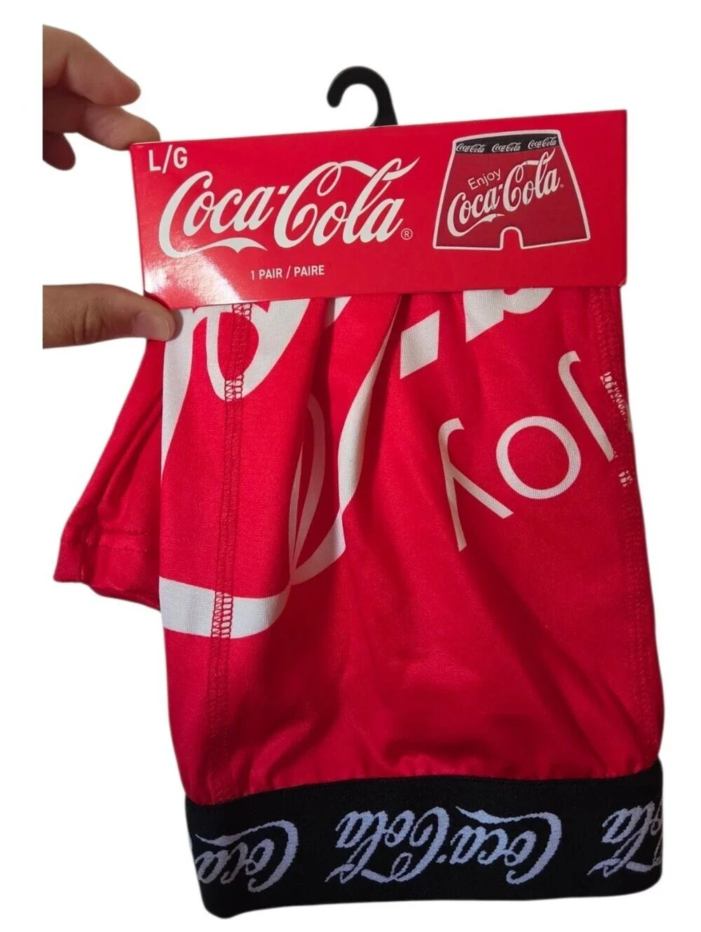 Coca-Cola Red Boxer Briefs with Black Waistband