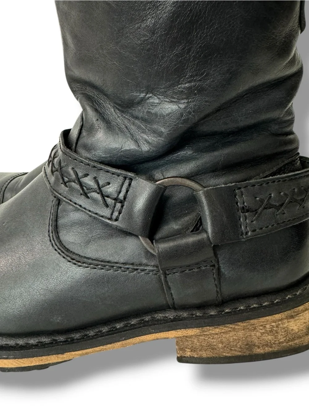 Harley-Davidson Constrictor Motorcycle Boots Men’s 8.5 Black Leather D95276