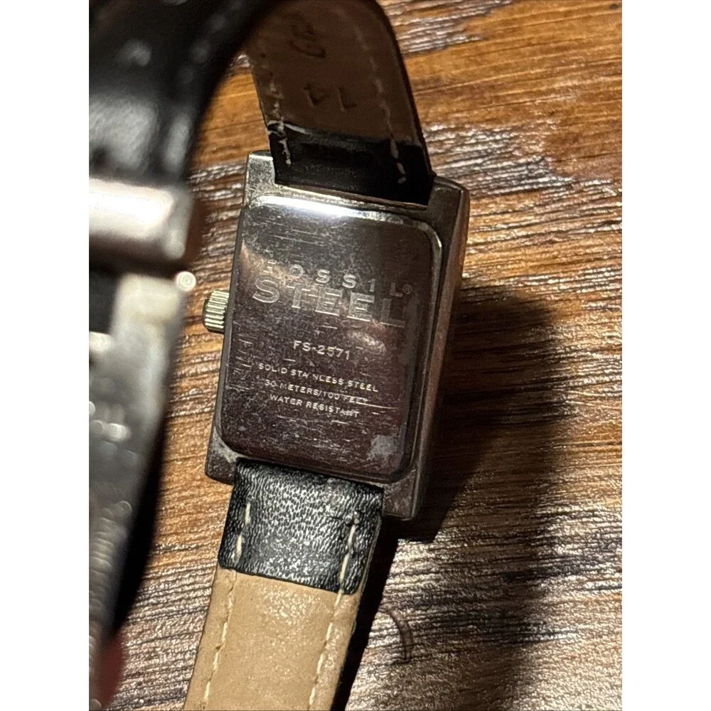 Fossil steel watch