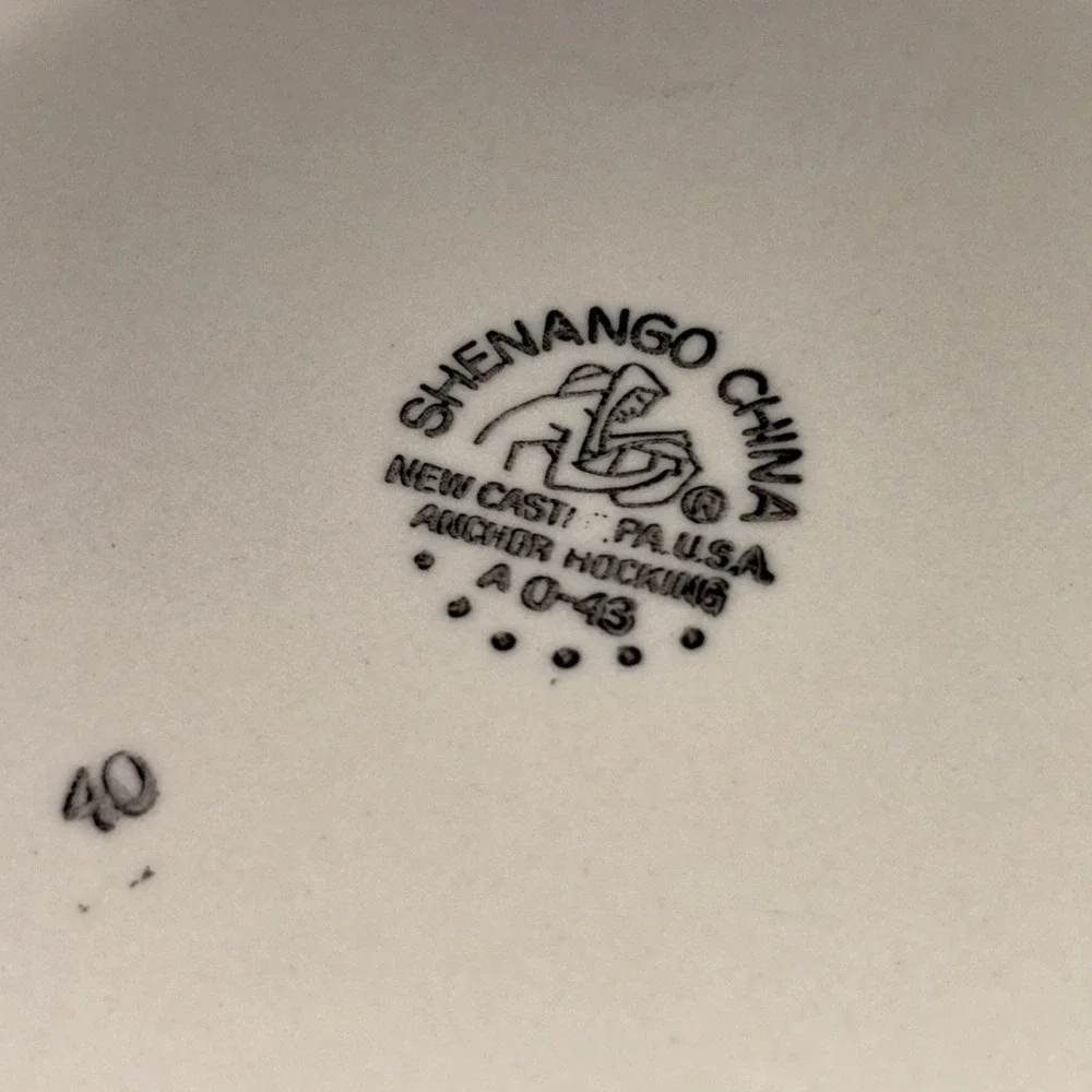 Shenango bowls do