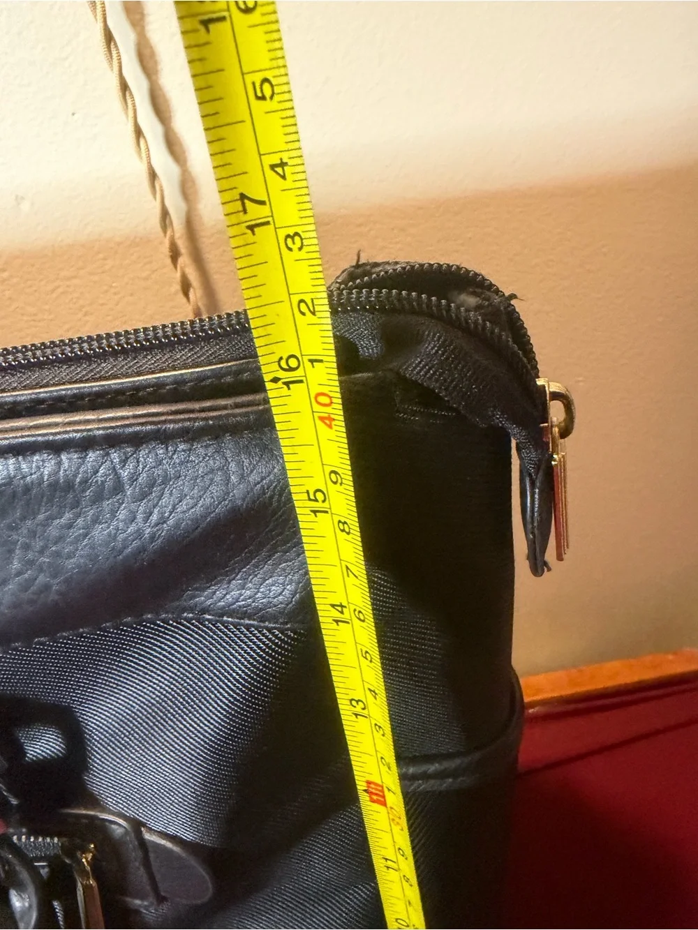 Kenneth Cole Reaction Black Men's Briefcase with Gold Accents