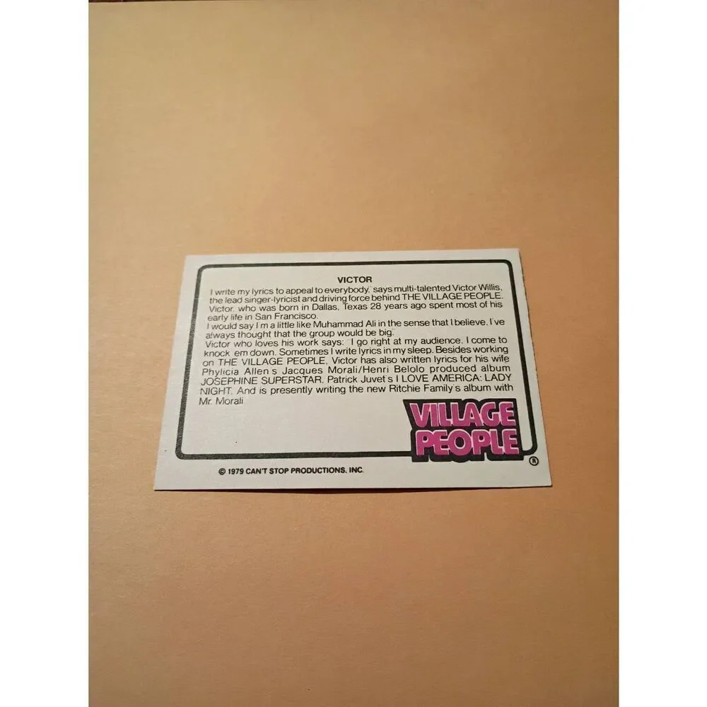 Cant Stop Productions vintage 1979