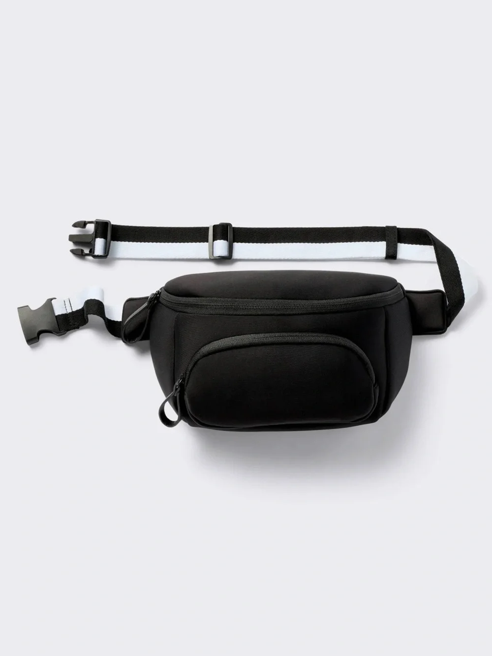 Faux Neoprene Diaper Sling - Black - Cloud Island