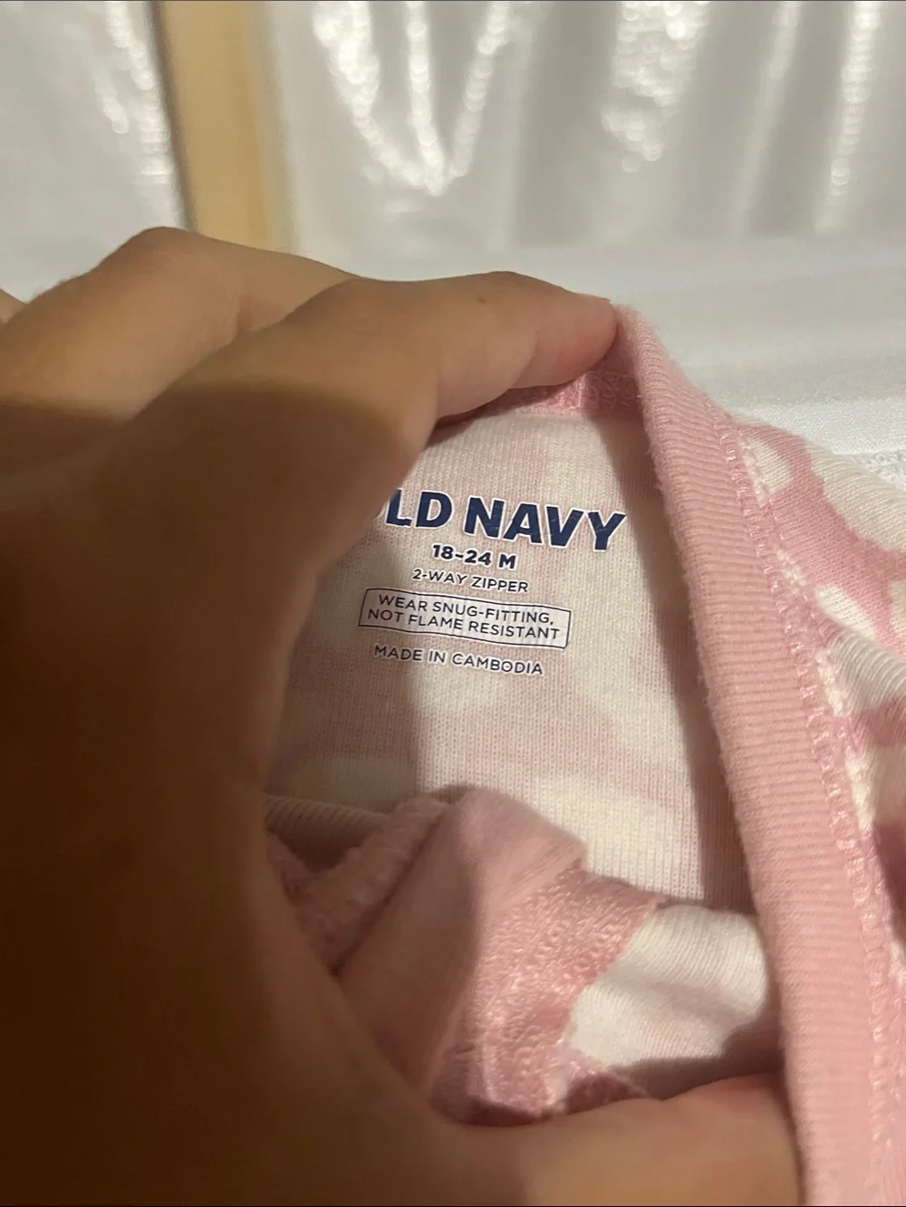 Old Navy soft pink