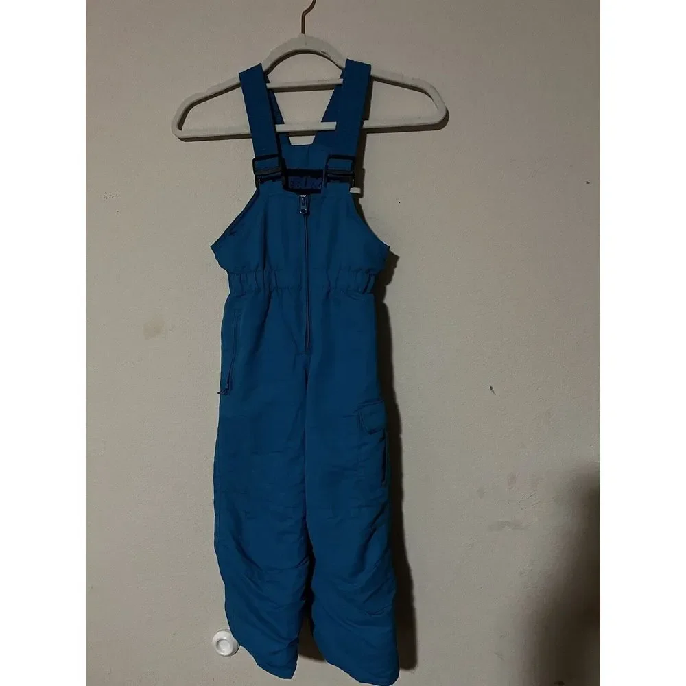 Toddler Size 3T Iceburg Snow Bibs Blue‎