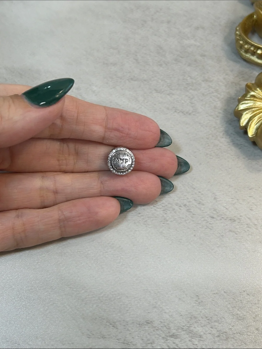 Pandora polished silver