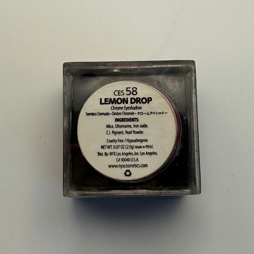 NYX chrome eyeshadow