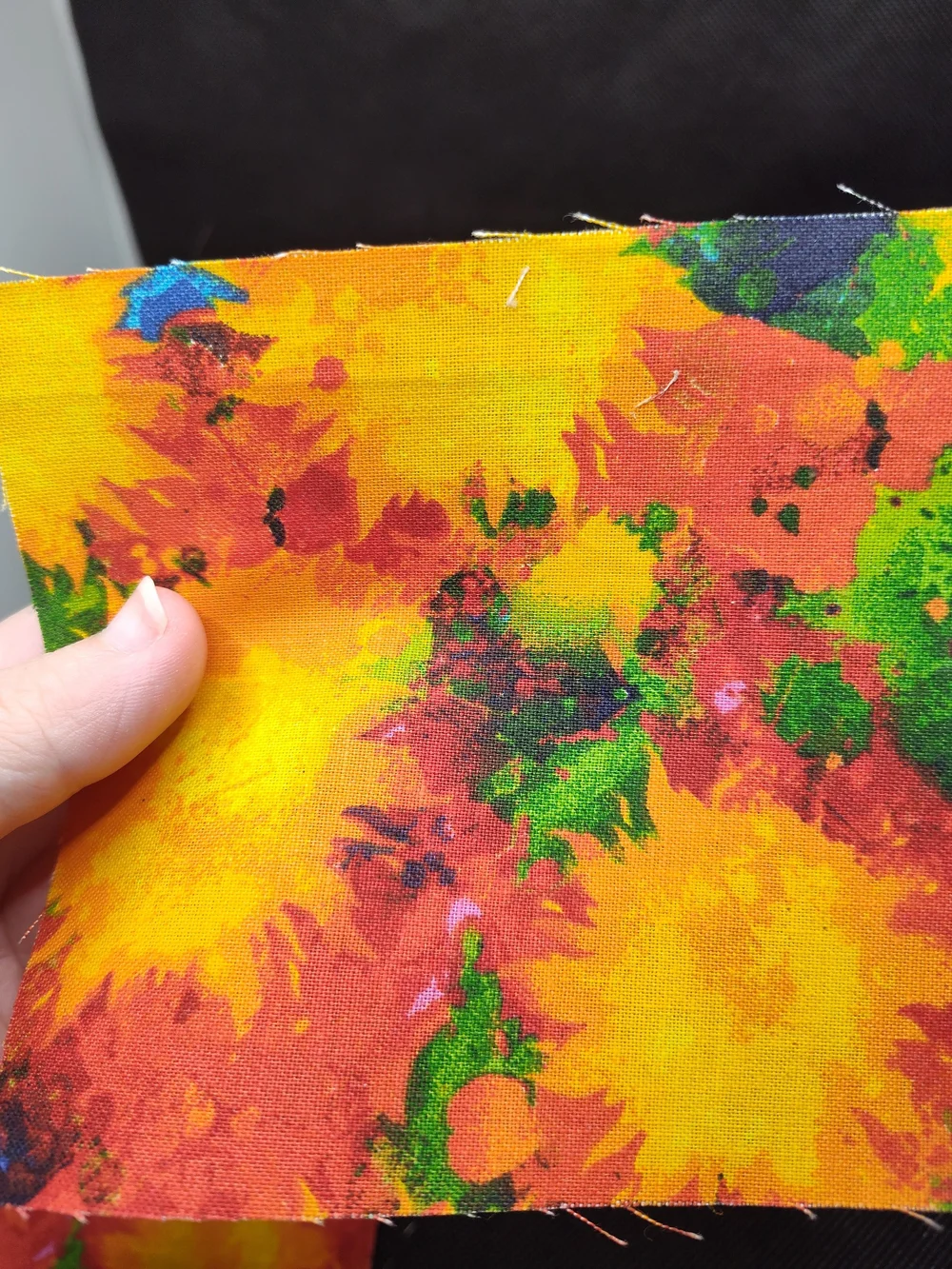 4.50 INCH Sunburst Cotton Fabric SQUARES